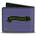 Bi-Fold Wallet - Beetlejuice Chibi THE GHOST WITH THE MOST Pose Purple/Green/Black Bi-Fold Wallets Warner Bros. Horror Movies