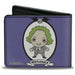 Bi-Fold Wallet - BEETLEJUICE Chibi Full Body Portrait Pose Blue Bi-Fold Wallets Warner Bros. Horror Movies