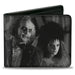 Bi-Fold Wallet - Beetlejuice and Lydia Wedding Scene Blocks Black/White Bi-Fold Wallets Warner Bros. Horror Movies