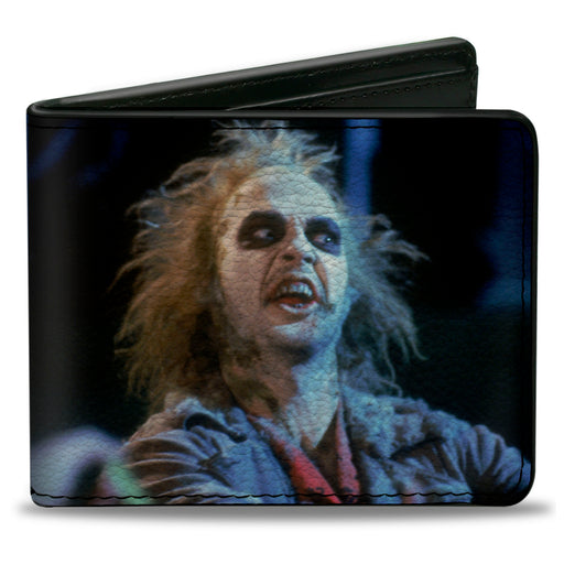 Bi-Fold Wallet - Beetlejuice Scene Blocks Blues Bi-Fold Wallets Warner Bros. Horror Movies