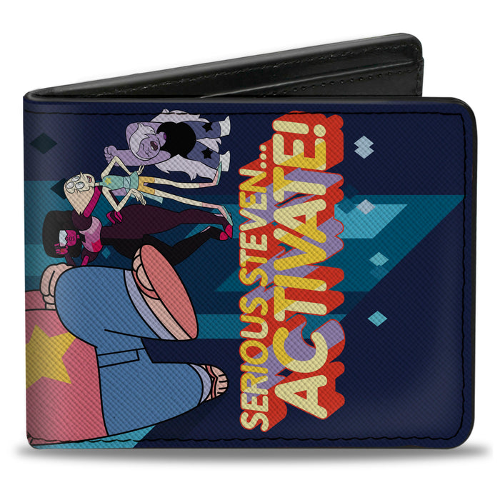 Bi-Fold Wallet - Steven Universe SERIOUS STEVEN…ACTIVATE Group Pose Blues Bi-Fold Wallets Warner Bros. Animation   