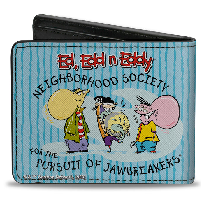 Bi-Fold Wallet - ED EDD N EDDY JAWBREAKERS Pose and Title Logo Blues Bi-Fold Wallets Warner Bros. Animation   