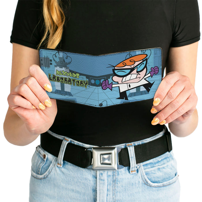 Bi-Fold Wallet - DEXTER'S LABORATORY Angry Pose and Title Logo Blues Bi-Fold Wallets Warner Bros. Animation