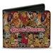 Bi-Fold Wallet - HANNA-BARBERA Title Logo Mutli Show Characters Stacked Bi-Fold Wallets Warner Bros. Animation