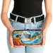 Hinged Wallet - The Legend of Korra Avatar Korra Elements Swirl Pose and Title Logo Hinged Wallets Nickelodeon