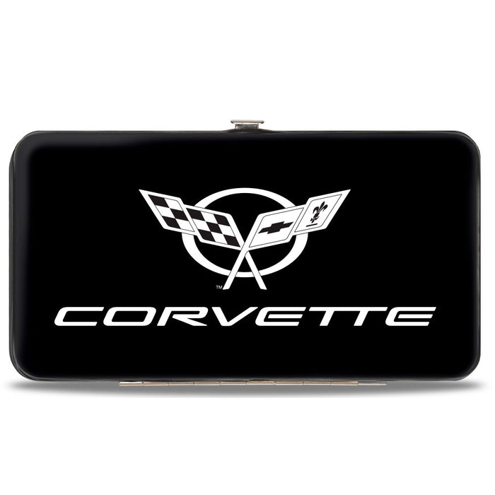 Cartera con bisagras - Corvette Negro Plata