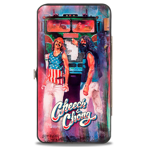 Hinged Wallet - Cheech & Chong Standing Truck Poses Watercolor Hinged Wallets Cheech & Chong