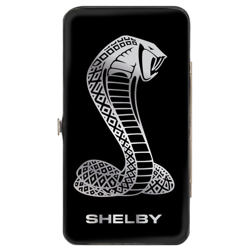 Hinged Wallet - Super Snake Cobra SHELBY Black Silvers Hinged Wallets Carroll Shelby