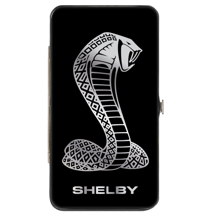 Hinged Wallet - Super Snake Cobra SHELBY Black Silvers Hinged Wallets Carroll Shelby