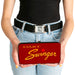 Hinged Wallet - Dodge DART SWINGER Script Reds Yellow-Fade Hinged Wallets Dodge