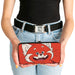 Hinged Wallet - Turning Red Red Panda Mei Smiling Face Close-Up Red Hinged Wallets Disney