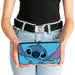 Hinged Wallet - Lilo & Stitch Stitch Sweet Smiling Pose CLOSE-UP Blues Hinged Wallets Disney