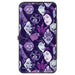 Hinged Wallet - Disney 4-Villain Expressions and Icon Blocks Purples Hinged Wallets Disney