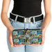 Hinged Wallet - Wish Scene Blocks Collage Yellows Hinged Wallets Disney