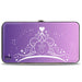 Hinged Wallet - Cinderella & Prince Ball Scene + Crown Icon Purples White Hinged Wallets Disney