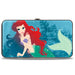 Hinged Wallet - Ariel Swimming + Resting Poses Coral Reef Blues Hinged Wallets Disney