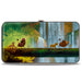 Hinged Wallet - The Lion King HAKUNA MATATA Simba Pumbaa Timon Growing Up Poses Moonlight Scene Hinged Wallets Disney