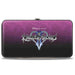 Hinged Wallet - Kingdom Hearts II Donald Sora Goofy Group Pose Symbols Scattered Pink-Fade Hinged Wallets Disney