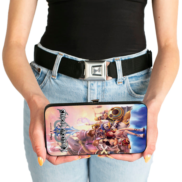 Hinged Wallet - KINGDOM HEARTS II 6-Character Group Pose Castle Pinks Hinged Wallets Disney