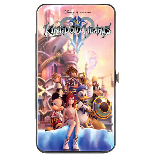 Hinged Wallet - KINGDOM HEARTS II 6-Character Group Pose Castle Pinks Hinged Wallets Disney