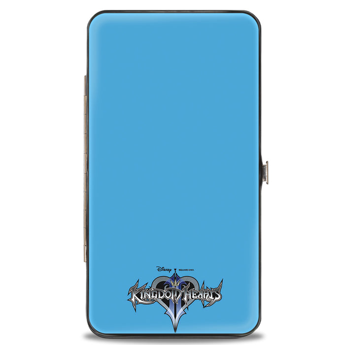 Hinged Wallet - KINGDOM HEARTS II 6-Character Group Pose Clouds Blues Hinged Wallets Disney