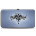 Hinged Wallet - KINGDOM HEARTS II Logo Silvers Blues Hinged Wallets Disney