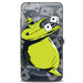 Hinged Wallet - Oogie Boogie Rolling Dice Pose + Scattered Dice Grays Hinged Wallets Disney