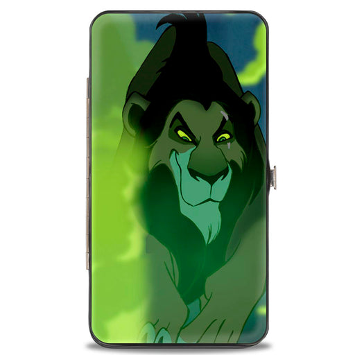 Hinged Wallet - Scar Lurking Pose Smoke Greens Hinged Wallets Disney