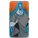 Hinged Wallet - Hades Blue Glow Pose Flames Orange Yellows Hinged Wallets Disney