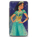 Hinged Wallet - Jasmine 2019 Standing Pose Stars Purple Gold Hinged Wallets Disney