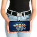 Hinged Wallet - Dumbo Face Feather ASTOUND YOUR MIND & EYES & HEARTS Circus Sign Blues Hinged Wallets Disney