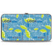 Hinged Wallet - Toy Story Alien Pose LOOK INTO MY EYES Icons Blues Greens Hinged Wallets Disney