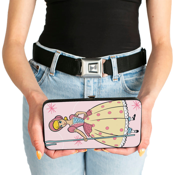 Hinged Wallet - Toy Story Bo Peep Standing Pose Pinks White Hinged Wallets Disney