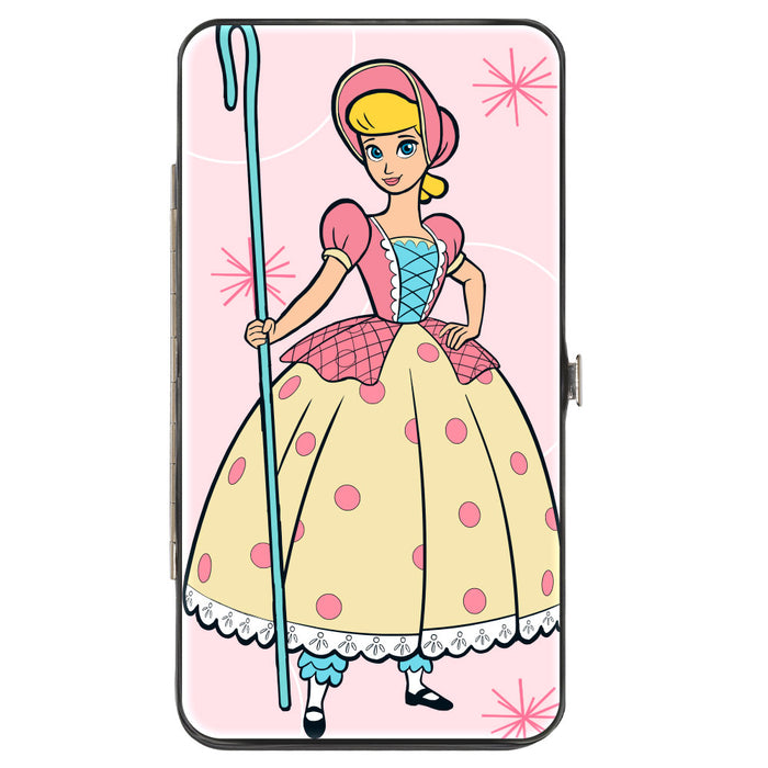 Hinged Wallet - Toy Story Bo Peep Standing Pose Pinks White Hinged Wallets Disney