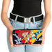 Hinged Wallet - Toy Story Jessie YEE HAW! Pose Stars Black Yellow Red Blues Hinged Wallets Disney