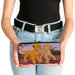 Hinged Wallet - The Lion King Young Simba & Nala + Grown Up Snuggle Pose Hinged Wallets Disney