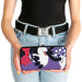 Hinged Wallet - Hollywood Minnie Over Shoulder Pose + Dots Purples/White Hinged Wallets Disney