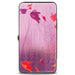 Hinged Wallet - Frozen II Anna Pose Swirling Leaves Purples Reds Hinged Wallets Disney