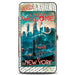 Hinged Wallet - FANTASTIC BEAST AND WHERE TO FIND THEM Ship Post Card A MAGICAL WELCOME TO NEW YORK Hinged Wallets The Wizarding World of Harry Potter