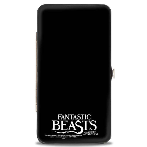 Hinged Wallet - FANTASTIC BEASTS AND WHERE TO FIND THEM MAGICAL EXPOSURE THREAT LEVEL Meter Black White Multi Color Hinged Wallets The Wizarding World of Harry Potter