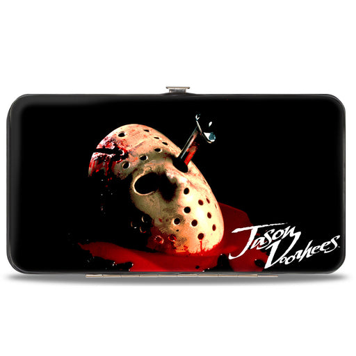 Hinged Wallet - Friday the 13th the Final Chapter JASON VORHEES Mask Black Red White Hinged Wallets Warner Bros. Horror Movies