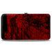 Hinged Wallet - Friday the 13th JASON Mask Splatter + Jason Walking Pose Black Reds Hinged Wallets Warner Bros. Horror Movies