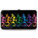 Hinged Wallet - Dancing Skeletons Black Multi Color Hinged Wallets Grateful Dead