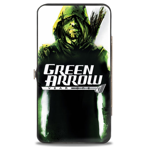 Hinged Wallet - Green Arrow Shooting Pose + Year One Cover Pose White Hinged Wallets DC Comics