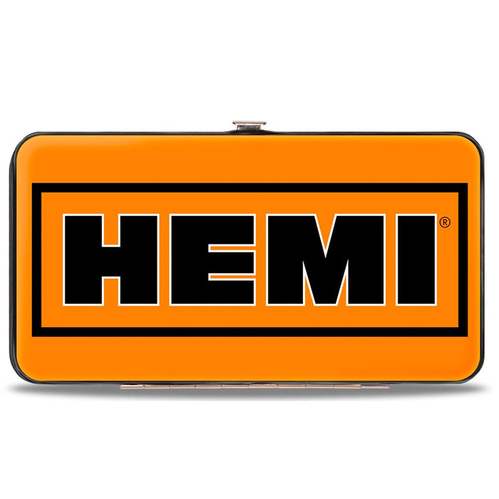 Hinged Wallet - HEMI Bold2 Orange Black White Black Hinged Wallets Hemi