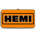 Hinged Wallet - HEMI Bold2 Orange Black White Black Hinged Wallets Hemi