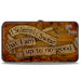 Hinged Wallet - Harry Potter I SOLEMNLY SWEAR THAT I AM UP TO NO GOOD Banner Tan Black Hinged Wallets The Wizarding World of Harry Potter