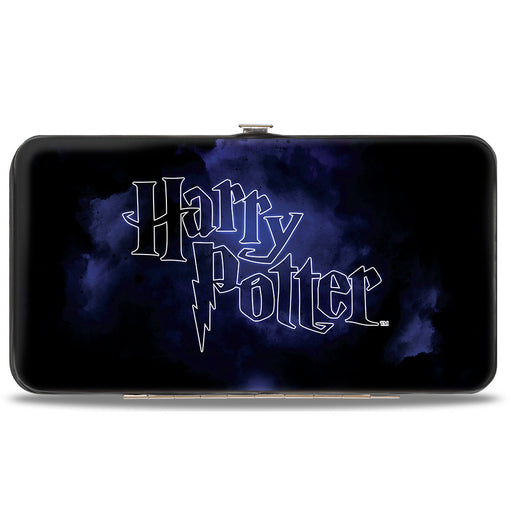 Hinged Wallet - Harry Potter HEDWIG Wings Pose + HARRY POTTER Black Purples White Hinged Wallets The Wizarding World of Harry Potter