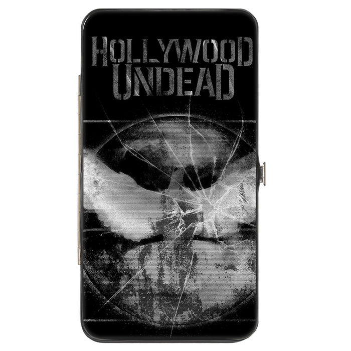 Hinged Wallet - HOLLYWOOD UNDEAD Empire Shattered Dove Black Grays Hinged Wallets Hollywood Undead