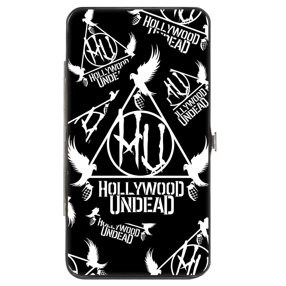 Buckle-Down Men's Bifold Wallet - Hollywood Undead Licensed Vegan Leather Wallet, 4.0" X 3.5"